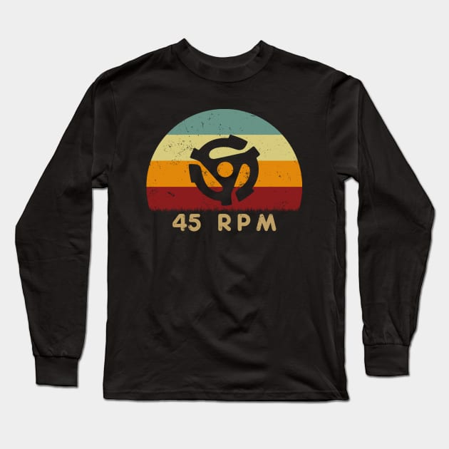 45 RPM Long Sleeve T-Shirt by GoodIdeaTees